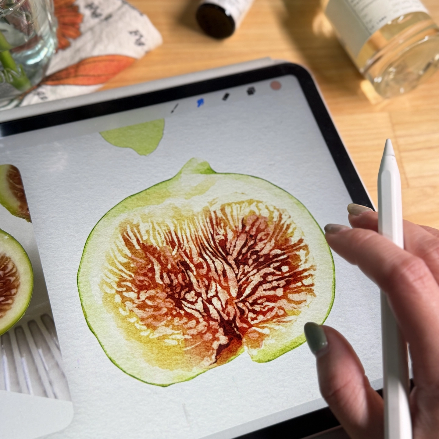 學員植物電繪作品