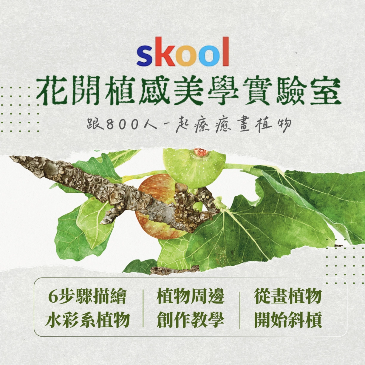 最療癒的植物電繪Skool社群